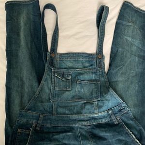 Madewell denim overalls size 30